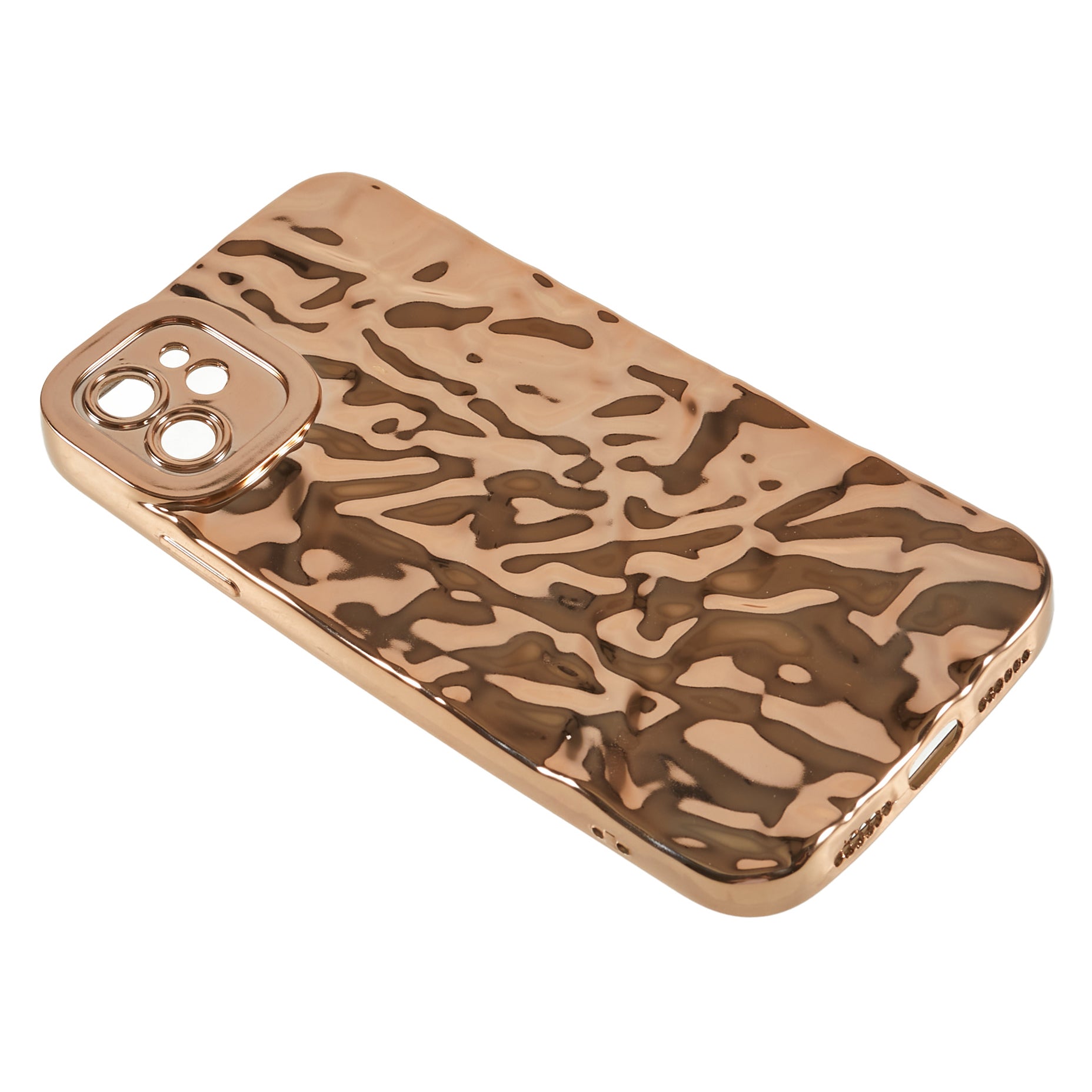Wrinkled Uneven Phone Case for iPhone 11 Electroplating Flexible TPU Phone Cover Wrinkled Uneven Phone Case for iPhone 11 Electroplating Flexible TPU Phone Cover